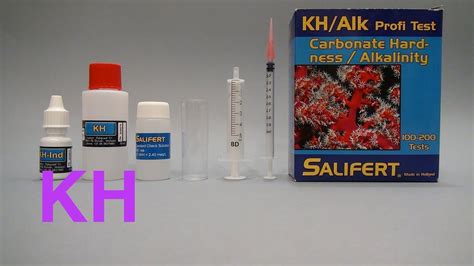 kh carbonate hardness test solution|how to raise kh.